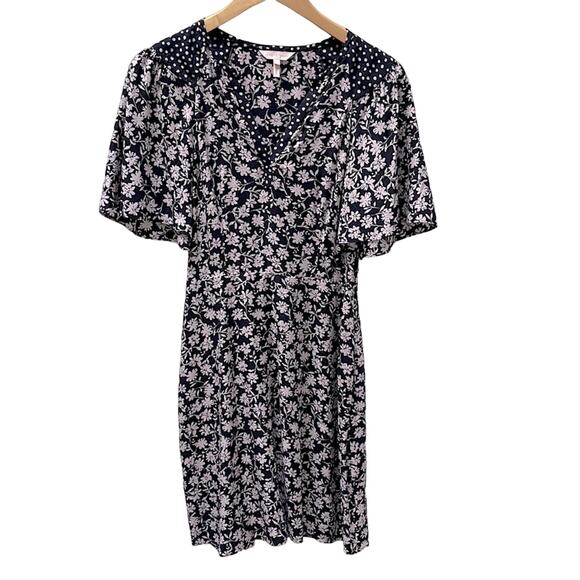 Rebecca Taylor Silk Blend Floral Dress Size 4 - Picture 1 of 7